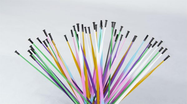 multi-colour carbon spokes