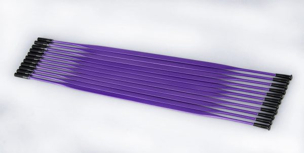 purple carbon spokes for cycling wheels